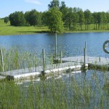 Badbrygga i Sjön Hindsen 1 Småland