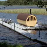Bryggor i sjön Kösen Småland 1