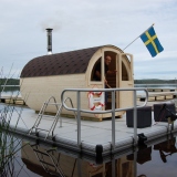 Bastuflotte med Runda bastun Bygglov TV4